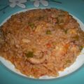 Arroz a la portuguesa con pulpo