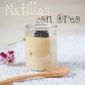 Natillas de vainilla con oreo