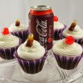 Cupcakes y frosting de Coca Cola