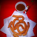 Churros con chocolate
