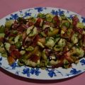 Ensalada con  alcachofas de lata