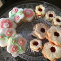 Galletas rellenas con mermelada