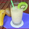 Smoothie de plátano y kiwi