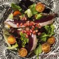 Ensalada de jamón de pato con granada y[...]