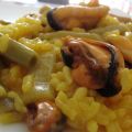 ARROZ MELOSO DE MEJILLONES Y AJOS TIERNOS