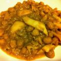 Garbanzos con chocos