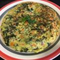 TORTILLA DE KALE ,ZANAHORIA Y JAMÓN IBÉRICO