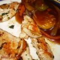 Pechuga de pollo con Salsa Wok.