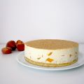 Tarta de crema de queso batido con trocitos de[...]