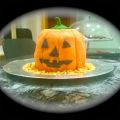 Tarta calabaza fondant ( Hallowen)