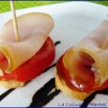 MONTADITO DE TOMATE Y PEZ ESPADA