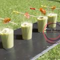 Crema de aguacate y calabacín
