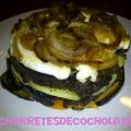 MONTAITO DE MORCILLA CON BERENJENA