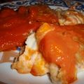 Bacalao rebozado con tomate