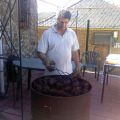 asando pimientos