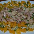 Ensalada de naranja y melva