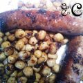 Garbanzos con salchichas