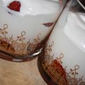 crema de chocolate blanco y fresas /[...]