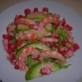 Langostinos con aguacate y Sandia, para Ana Del[...]