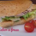 Bocadillo integral de pavo con miel