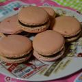Macarons rellenos de chocolate