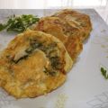 TORTILLA DE RÚCULA Y QUESO DE CABRA