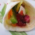 Cucuruchos de verduras al yogur