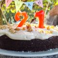 Tarta falsa de chocolate con crema de coco sin[...]