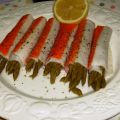 Palitos de cangrejo con espàrragos