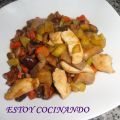 POLLO Y VERDURAS CON SALSA DE SOJA