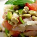 Habitas con bacalao