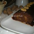 Rollo de chocolate con dulce de leche