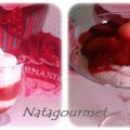 CHANTILLY DE FRESAS CON SU COULIS
