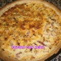 Quiche de bacon y puerro