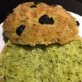 FOCACCIA DE ESPINACAS Y ACEITUNAS NEGRAS