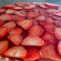 TARTA DE CUAJADA CON FRESAS