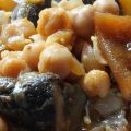 GUISO DE GARBANZOS, SHITAKE Y ALGAS.