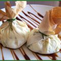 Saquitos con masa filo