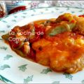 Cazón a la roteña con gambas