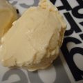 Helado cremoso de mascarpone