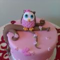 Tarta Lechuza para el Taller de Enero