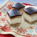 Barra de tarta de queso con dulce de leche y[...]
