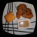 pollo sureño con pan de maíz y salsa ligera de[...]