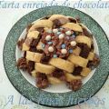 Tarta enrejada de chocolate