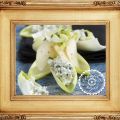 ENDIBIAS CON QUESO AZUL Y PERAS