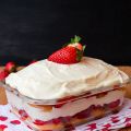 Tiramisú de fresas