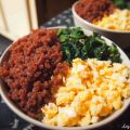 Arroz tricolor - Sanshoku don-