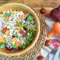 ENSALADA DE ARROZ CON QUINOA Y VERDURAS