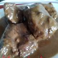 Carrilleras de ternera en salsa de vino tinto