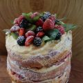 Naked cake para celebrar mi cumpleaños